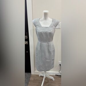 ANTONIO MELANI Gray Midi Dress Size 6  Semi Formal Business Casual Professional